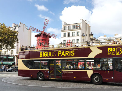 Coffret cadeau Journée touristique à Paris en bus Hop On, Hop Off à impériale