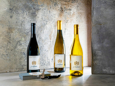 Cofanetto regalo Südtirol e Trentino nel bicchiere: una selezione di 3 bottiglie di vino a casa tua