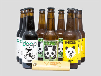 Caja regalo Panda Beer: pack de 9 cervezas a domicilio