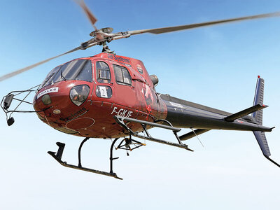 Coffret cadeau Vol en hélicoptère de 25 min au-dessus du Vercors ou de Crozes-Hermitage