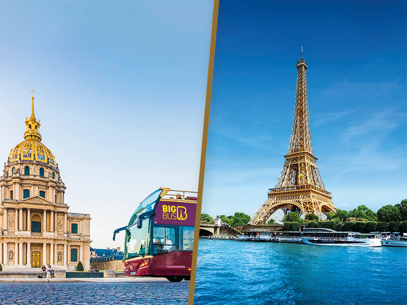 Séjour en hôtel 3* ou 4* à Paris avec croisière sur la Seine et billet de bus Hop On, Hop Off
