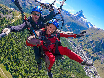 Coffret Vol magique de 25 min en parapente biplace à Zermatt