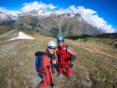 Cofanetto Suggestivo volo in parapendio biposto nel Canton Vallese