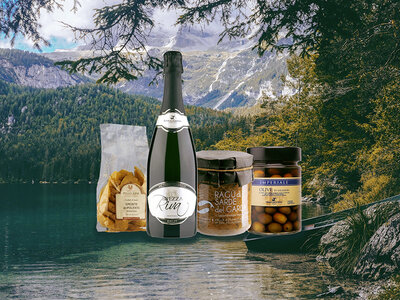Cofanetto 1 Box Aperitivo Vista Lago firmato Trentiner