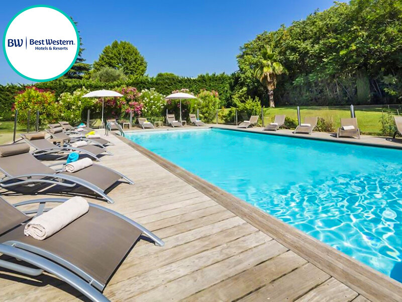 Séjour de 2 jours en suite avec massage et spa à l'hôtel 4* Best Western de Grasse