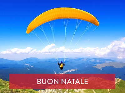 Cofanetto regalo Natale ad alta quota: 1 emozionante volo in parapendio