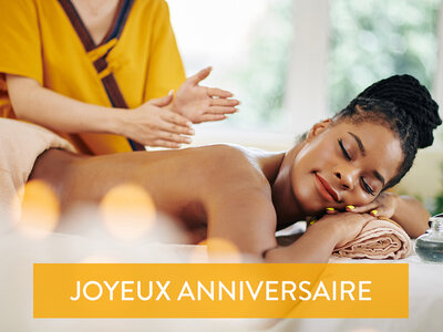 Coffret cadeau Prendre soin de soi pour son anniversaire : massage pour 1