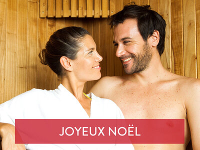 Coffret cadeau Noël au spa : 1 journée de détente pour 2 amoureux du bien-être