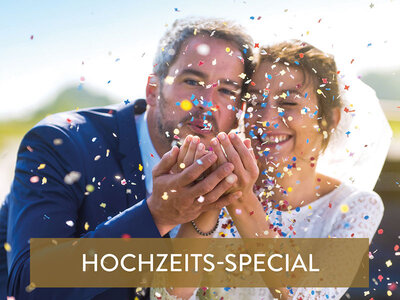 Geschenkbox Ja, ich will: Eine zauberhafte Hochzeit zwischen Entspannung und Wellness in Sterne-Hotels