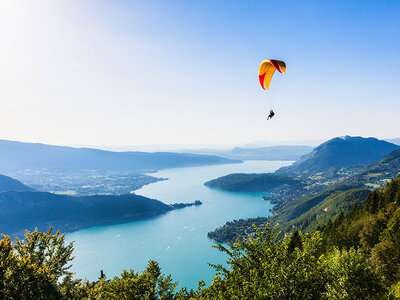 Vol en parapente de 25 min sur les rives du lac d'Annecy