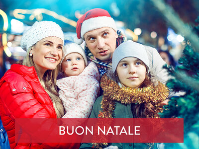 Cofanetto regalo Natale in viaggio: 2 giorni alla scoperta dell’Europa in famiglia