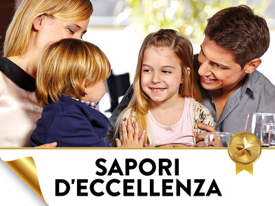Cofanetto regalo A tavola con gusto in famiglia: 1 cena deliziosa per grandi e piccoli