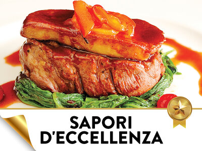 Cofanetto regalo La migliore cucina gourmet: speciale selezione per 1 raffinata cena per 2