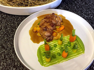 Adresses primées : repas 3 plats au restaurant l'Auberge de la Mine près de Caen