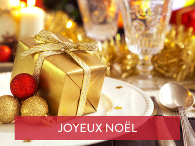 Coffret cadeau Noël de luxe en hôtel 4* ou 5* avec souper gourmet en Suisse