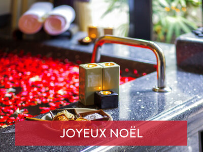 Coffret cadeau Joyeux Noël : une nuit de charme avec pause bien-être et souper