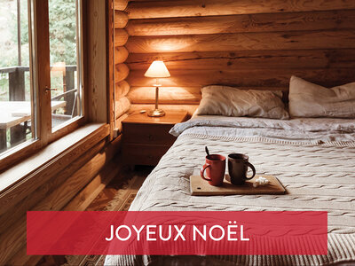 Coffret cadeau Coffret cadeau de Noël pour couple : 3 jours romantiques avec dîner et boisson