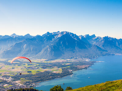 Coffret cadeau Sensations parapente : vol magique de 12 min pour 2 dans les Alpes vaudoises