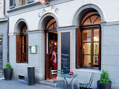 Cofanetto regalo Romantica cena di coppia al Restaurant des Trois Sifflets di Vevey