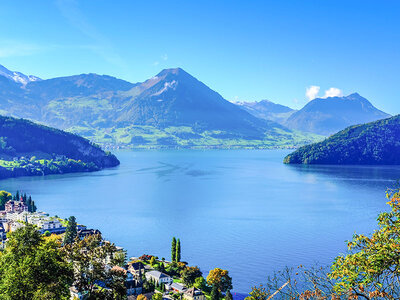 Cofanetto regalo Fuga di 1 notte sul Lago di Lucerna con accesso Spa e cena romantica