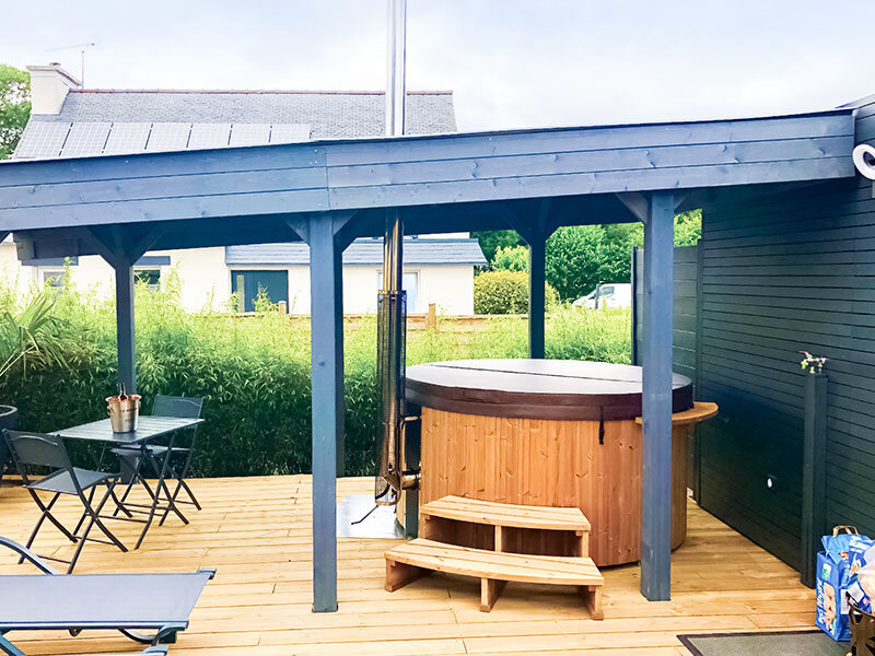 Escapade de 2 jours en suite avec spa privatif et champagne dans la baie de Saint-Brieuc