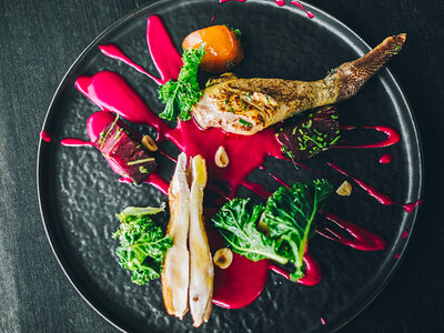 Coffret cadeau Repas gastronomique 4 plats pour 2 personnes au sein d'un établissement réputé en France ou en Europe