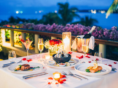 Coffret cadeau Repas gourmand menu 4 plats pour deux en France