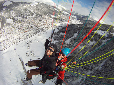 Coffret Parapente et fondue pour 2 personnes sur le mont Jakobshorn