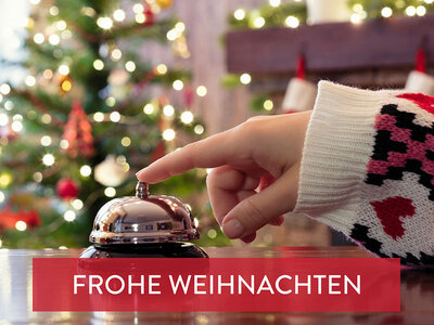 Geschenkbox 1 Übernachtung im 4* oder 5* Hotel mit Abendessen für ein genussvolles Weihnachten in Europa