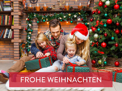 Geschenkbox 2 Übernachtungen mit Frühstück für ein tolles Weihnachtsfest mit der Familie in der Schweiz