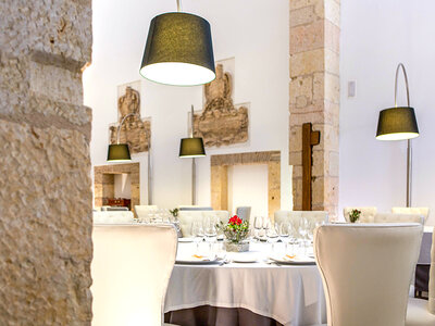 Caja Menú de alta cocina para 2 personas en el Restaurante Villena, Segovia