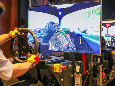Doos 25 minuten raceplezier in een simulator in Vlaams-Brabant voor 1