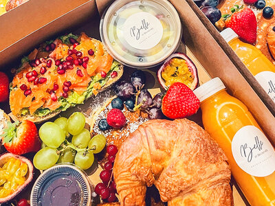 Coffret cadeau Panier de petit-déjeuner Belle & Brunchée livré à Waterloo