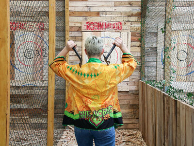 Coffret cadeau Session de lancer de hache pendant 1h près de Paris