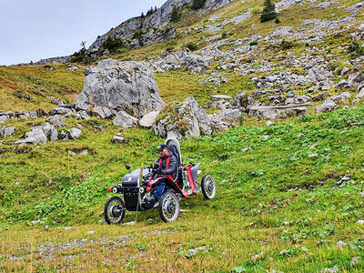 Box Eine 2 Std. 30 Min. Tandem-Swincar Fahrt in der Nähe von Montreux