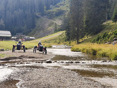 Swincar tandem: 1h 30min di divertimento e sorprese a Les Crosets