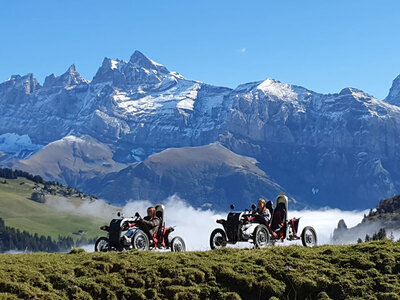 1 Einzelsitzer-Swincar Fahrt im Kanton Wallis