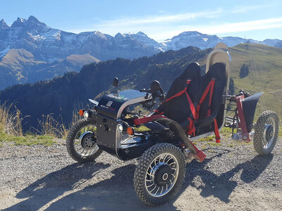 Box 1 Einzelsitzer-Swincar Fahrt im Kanton Wallis