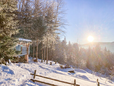 2 jours insolites dans une cabane en bois dans les Alpes