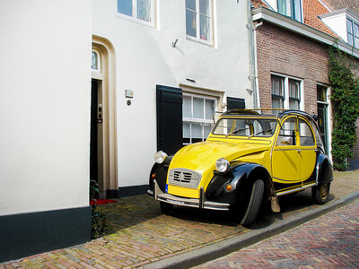 Doos Cruisen in een Citroën 2CV in Zuid-Holland voor 4 personen