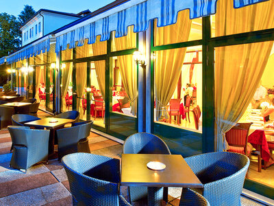 1 notte con accesso a sauna e bagno turco e cena al 4* Villa Pace Park Hotel Bolognese