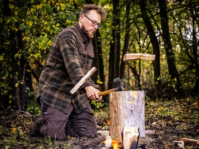 Coffret cadeau 3 jours de bushcraft junior avec Outdoorschool