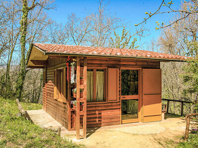 Cofanetto regalo 2 notti con colazione in uno chalet nel bosco presso la Tenuta Bocchineri