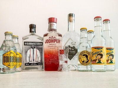 Cofanetto regalo 1 consegna a domicilio di Gin con dispenser professionale