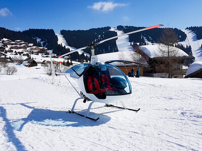 Coffret Découverte du mont Blanc en duo : 1h de vol en ULM hélicoptère