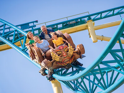 Dagje Walibi Belgium, nabij Brussel, voor 1 persoon en 1 kind