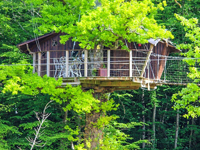 Séjour insolite en famille près de Poitiers : 2 jours en cabane et chasse aux trésors