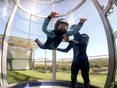 Session de vol en simulateur de chute libre pour 2 avec vidéo au Havre