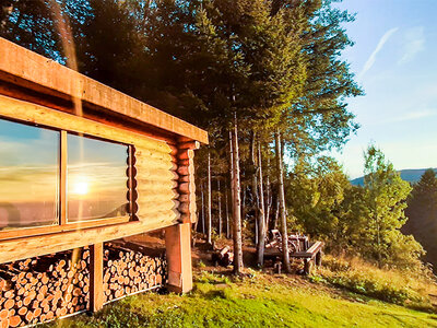 Coffret cadeau 4 jours insolites dans une cabane en bois près de la frontière suisse