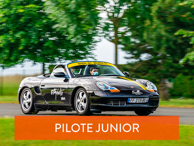 Coffret cadeau Pilotage pour enfant : 2 tours en Porsche Boxster